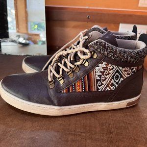 Inkkas Brown Leather Men's Vegan Camping Boot Size 13